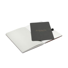 Carica l'immagine nel visualizzatore di Gallery, Thinkback Notebook, recycled leather anthracite, lined