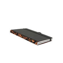 Load image into Gallery viewer, Thinkback Small Notebook, fabric black, plain