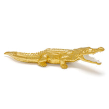 Load image into Gallery viewer, Avery Crocodile (Gold White)