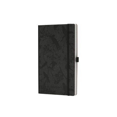 Thinkback Notebook, recycled leather anthracite, lined