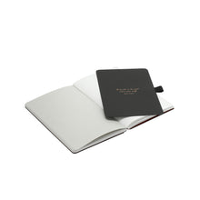 Load image into Gallery viewer, Thinkback Small Notebook, fabric black, plain
